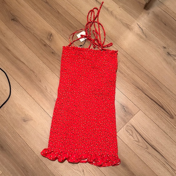 Red summer dress - Picture 1 of 2